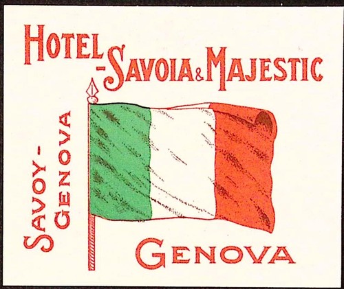 Vintage hotel savoia - vintage,