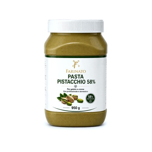 Pasta pistacchio per - pistacchio, 58%