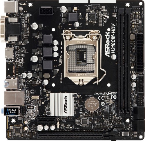 Asrock h310cm hdv intel - h310cm-hdv, h310
