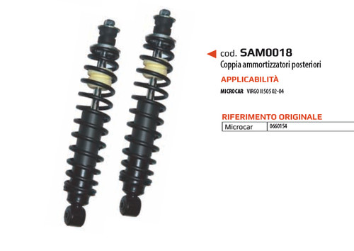 Coppia ammortizzatori - coppia,