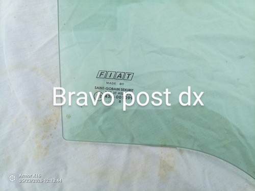 Vetro scendente post fiat - dx,