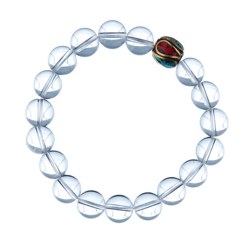Bracciale cristallo rocca - bracciale,