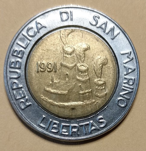 Moneta repubblica san - moneta, di