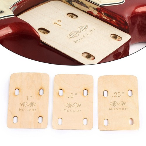 Bass neck shim - shim, acero