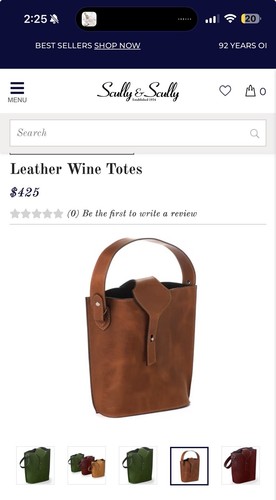 Borsa vino scully - da,