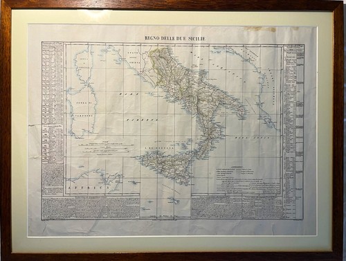 Carta geografica antica italia - geografica,