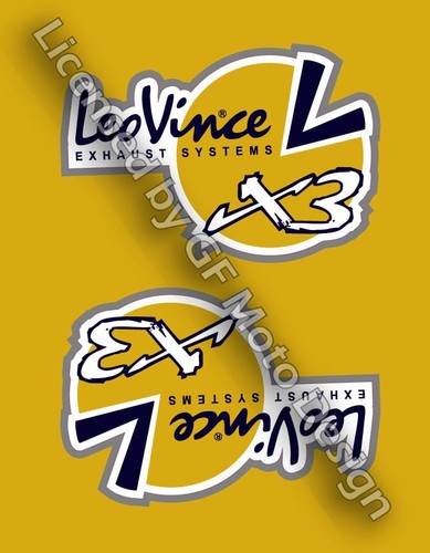 Leo vince sbk exhaust decals - vince,