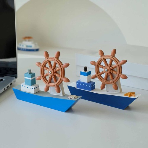Modello barca vela - barca, in
