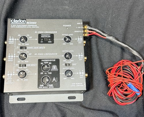 Crossover elettronico clarion - crossover,