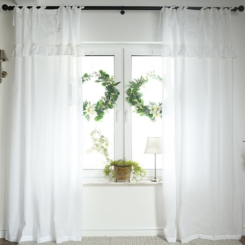 Bianco tende - 2x(145x250cm),