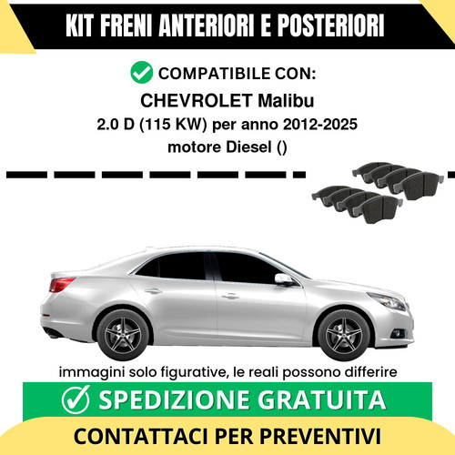 Pastiglie freno ant post - pastiglie,