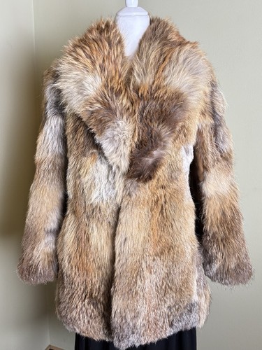Red fox fur coat pelliccia - fox,