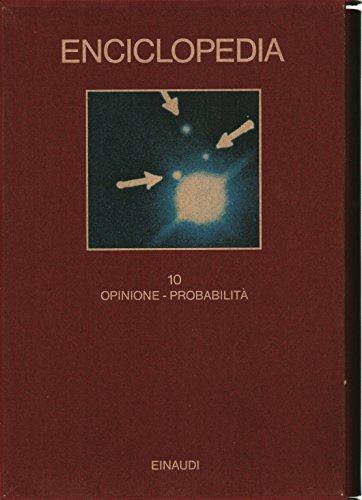 Enciclopedia einaudi volume - enciclopedia,