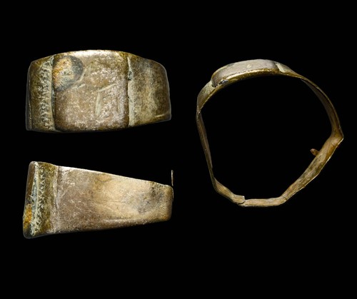 Anello romano argento sigillo