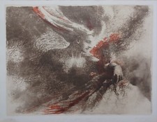 Omar galliani serigrafia - omar,