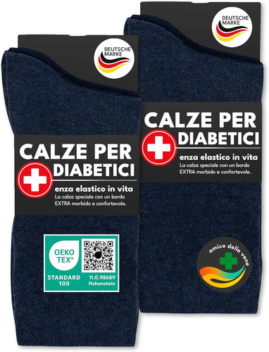 Paia calze diabetici - 6,