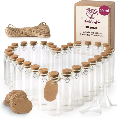 30x40ml vasetti vetro - 30x40ml,
