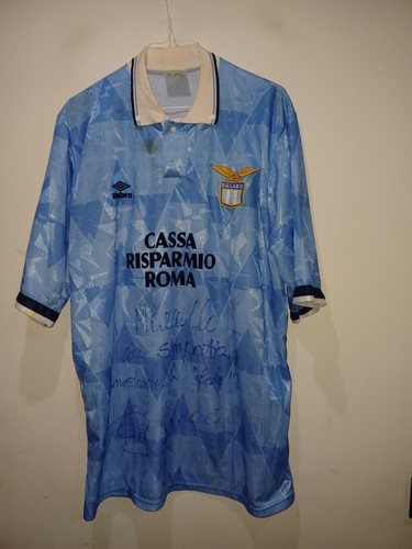 Lazio rare match worn shirt - rare,