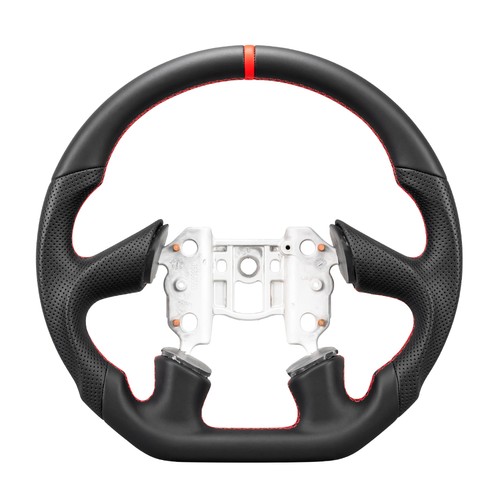 Full leather steering wheel - steering,