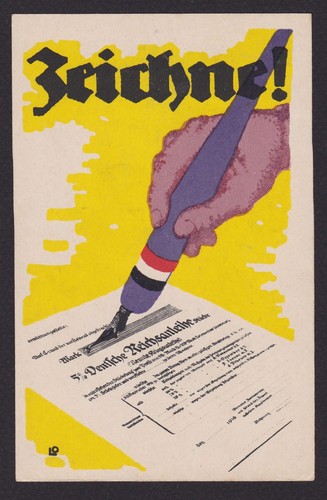Germany postcard war loan - postcard,,