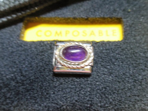 Charm argento pietra - charm,