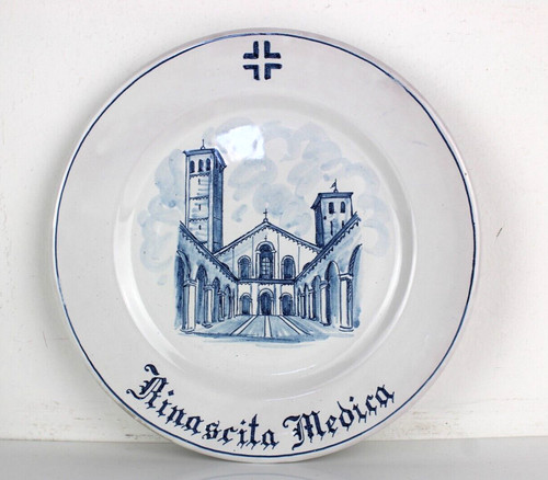 Piatto ceramica albisola - piatto,