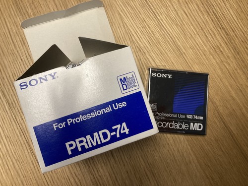 Box minidisc sony prmd - 10,