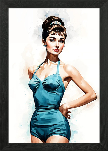 Audrey hepburn acquerello - audrey,