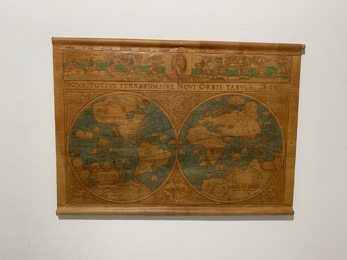 Mappa antica parete vintage - parete,