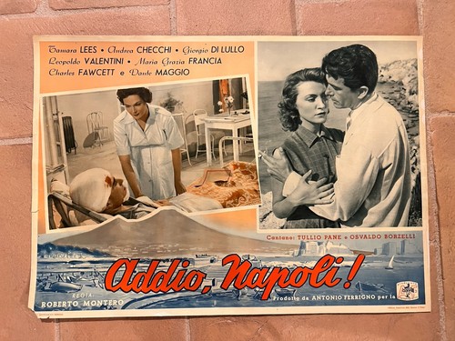 Addio napoli fotobusta poster - addio,,