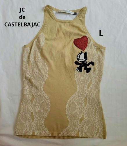 Top castelbajac beige - de,