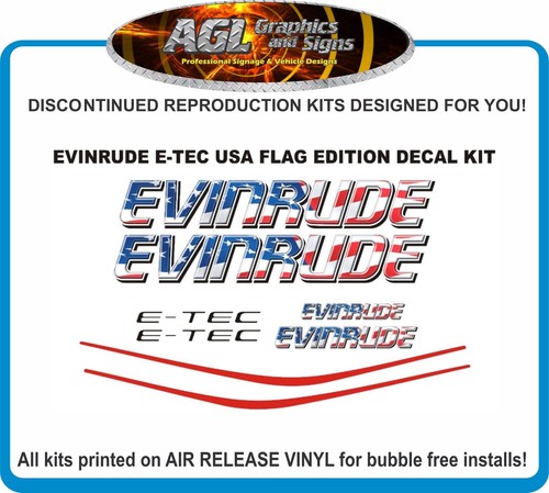 Evinrude tec usa flag - usa,