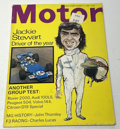 Vtg motor magazine - magazine, 1969