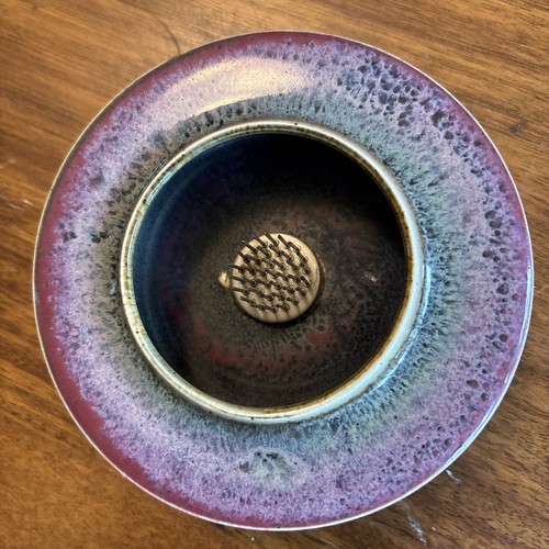 Vaso ceramica treppiede tondo