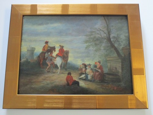 Antico dipinto legno dal - antico,