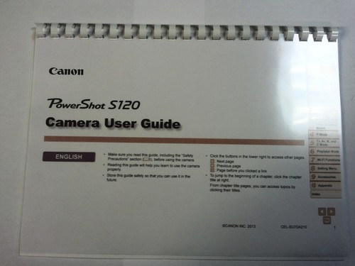 Canon powershot s120 manuale - canon,
