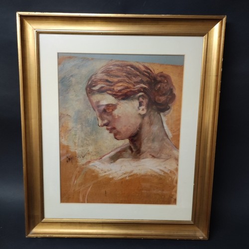Dipinto olio ritratto di - dipinto, a