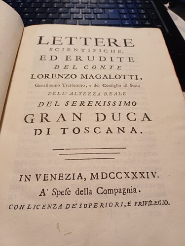 Libro lettere scientifiche - scientifiche, ed