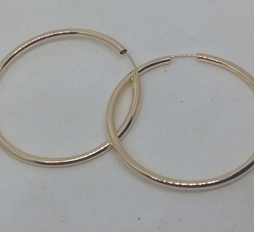 Orecchini oro giallo forma - orecchini,