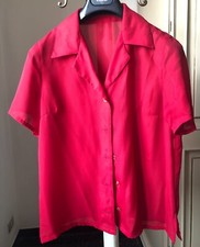 CAMICIA TAGLIE FORTI ANNA BLU - COLORE ROSSO - TAGLIA S 