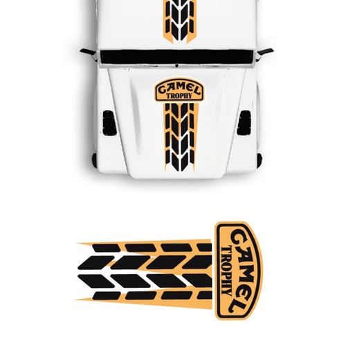 Adesivi cofano trail claw - adesivi,