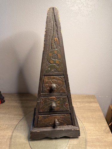 Cassettiera vintage piramide - cassettiera,