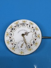 Waltham 1888 Grade 28 16s 15j Movement Yr 1899 Fancy Dial. Stem Running Great