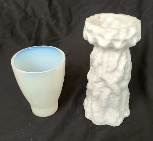Vaso vetro bianco design - vetro,