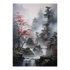 Poster A4 Paesaggio Orientale