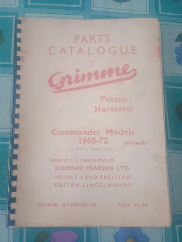 Catalogo ricambi raro per - catalogo,