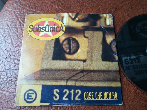 Subsonica cose che non ho - ho, cd