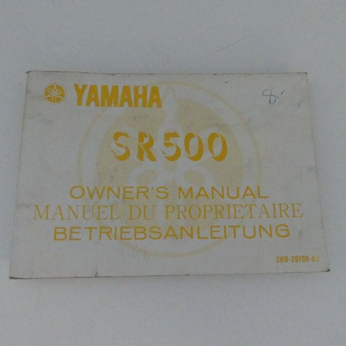 Manuale originale yamaha - yamaha, sr