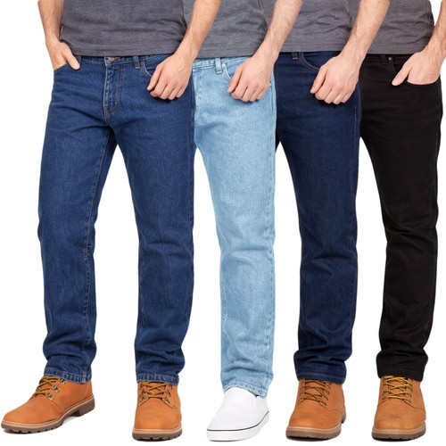 Jeans uomo regular fit gamba