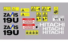 Hitachi ZX19U-5 decalcomanie